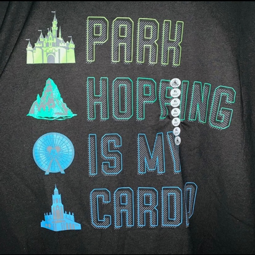 Disney Parks Park hoping is my cardio tshirt